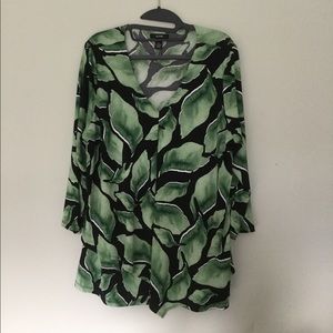 Alfani asymmetrical draped top.